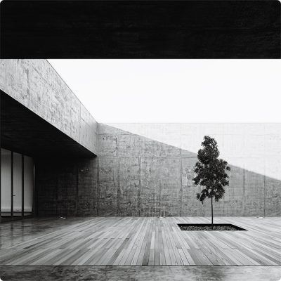 Polished concrete material in Vray