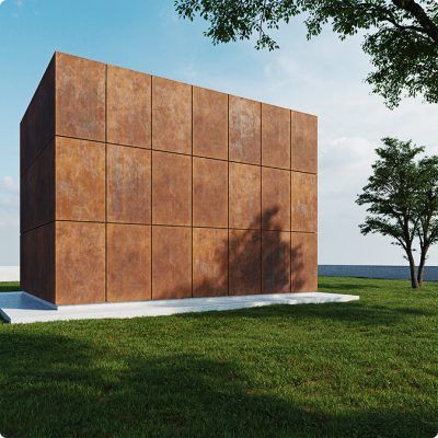 Material Acero Corten en V-Ray