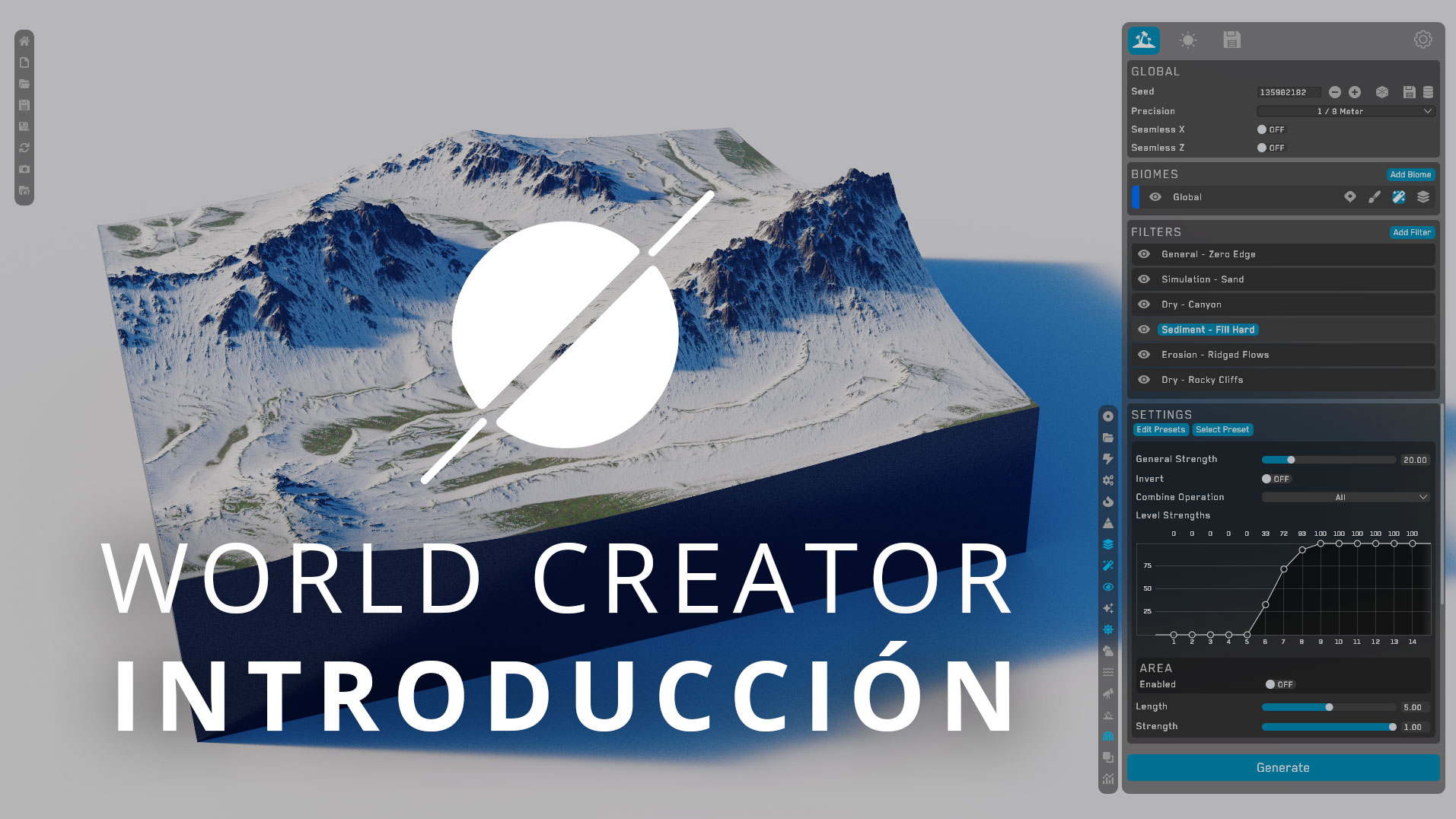 Introducción a World Creator 2022 para crear terrenos 3D Realistas ...