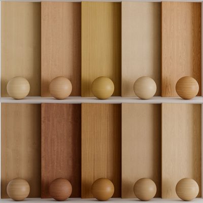 Realistic wood materials in V-Ray and Corona